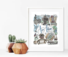 Load image into Gallery viewer, Ann Arbor, MI Print