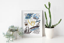 Load image into Gallery viewer, Navy Art Print