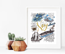 Load image into Gallery viewer, Navy Art Print