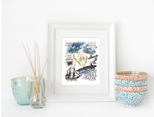 Load image into Gallery viewer, Navy Art Print