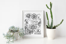 Load image into Gallery viewer, Orlando Black and White Digital Download Art Print