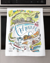 Load image into Gallery viewer, Watercolor City Dishtowel