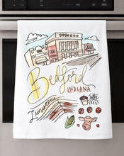 Load image into Gallery viewer, Watercolor City Dishtowel