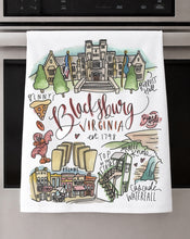 Load image into Gallery viewer, Watercolor City Dishtowel