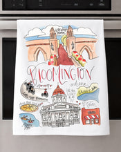 Load image into Gallery viewer, Watercolor City Dishtowel
