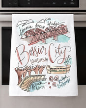 Load image into Gallery viewer, Watercolor City Dishtowel