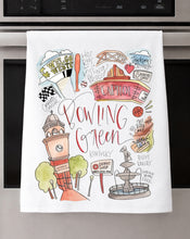 Load image into Gallery viewer, Watercolor City Dishtowel