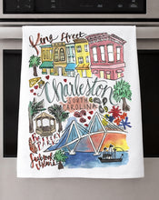 Load image into Gallery viewer, Watercolor City Dishtowel