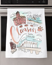 Load image into Gallery viewer, Watercolor City Dishtowel