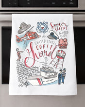 Load image into Gallery viewer, Watercolor Military Branch Dishtowel