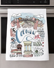 Load image into Gallery viewer, Watercolor City Dishtowel