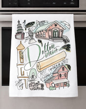 Load image into Gallery viewer, Watercolor City Dishtowel