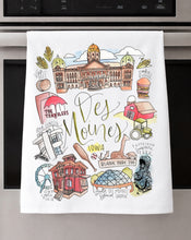 Load image into Gallery viewer, Watercolor City Dishtowel