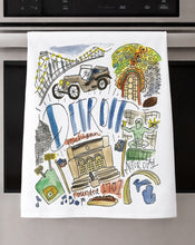 Load image into Gallery viewer, Watercolor City Dishtowel