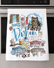 Load image into Gallery viewer, Watercolor City Dishtowel