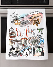 Load image into Gallery viewer, Watercolor City Dishtowel