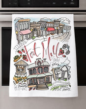 Load image into Gallery viewer, Watercolor City Dishtowel