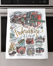 Load image into Gallery viewer, Watercolor City Dishtowel