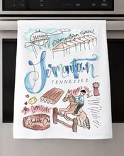 Load image into Gallery viewer, Watercolor City Dishtowel