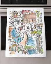 Load image into Gallery viewer, Watercolor City Dishtowel