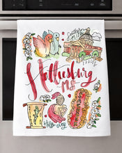 Load image into Gallery viewer, Watercolor City Dishtowel