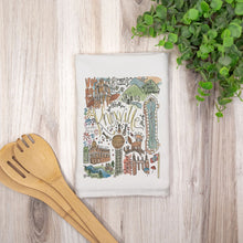 Load image into Gallery viewer, Watercolor City Dishtowel