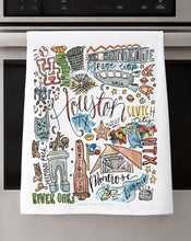 Load image into Gallery viewer, Watercolor City Dishtowel