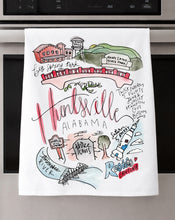 Load image into Gallery viewer, Watercolor City Dishtowel