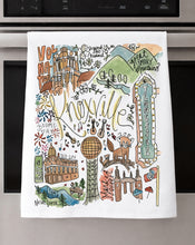 Load image into Gallery viewer, Watercolor City Dishtowel
