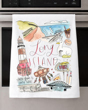 Load image into Gallery viewer, Watercolor City Dishtowel