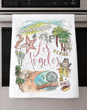 Load image into Gallery viewer, Watercolor City Dishtowel