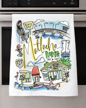 Load image into Gallery viewer, Watercolor City Dishtowel