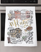 Load image into Gallery viewer, Watercolor City Dishtowel