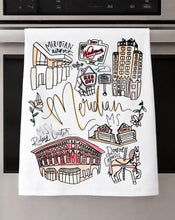 Load image into Gallery viewer, Watercolor City Dishtowel