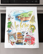 Load image into Gallery viewer, Watercolor City Dishtowel