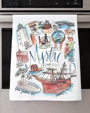 Load image into Gallery viewer, Watercolor City Dishtowel