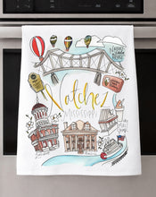 Load image into Gallery viewer, Watercolor City Dishtowel