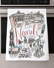 Load image into Gallery viewer, Watercolor City Dishtowel