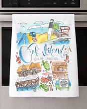 Load image into Gallery viewer, Watercolor City Dishtowel