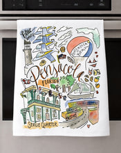 Load image into Gallery viewer, Watercolor City Dishtowel