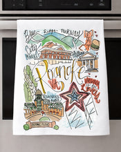 Load image into Gallery viewer, Watercolor City Dishtowel
