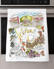 Load image into Gallery viewer, Watercolor City Dishtowel