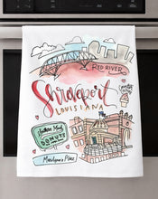 Load image into Gallery viewer, Watercolor City Dishtowel
