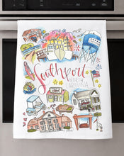 Load image into Gallery viewer, Watercolor City Dishtowel
