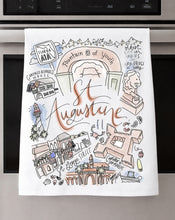 Load image into Gallery viewer, Watercolor City Dishtowel