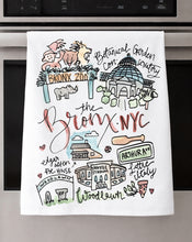 Load image into Gallery viewer, Watercolor City Dishtowel