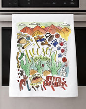 Load image into Gallery viewer, Watercolor City Dishtowel