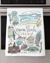 Load image into Gallery viewer, Watercolor City Dishtowel