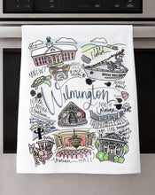 Load image into Gallery viewer, Watercolor City Dishtowel