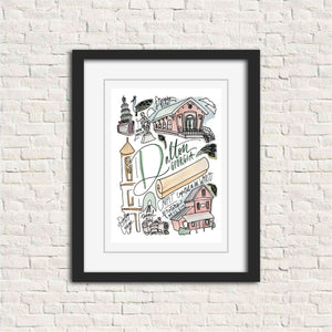 Dalton, Georgia Print